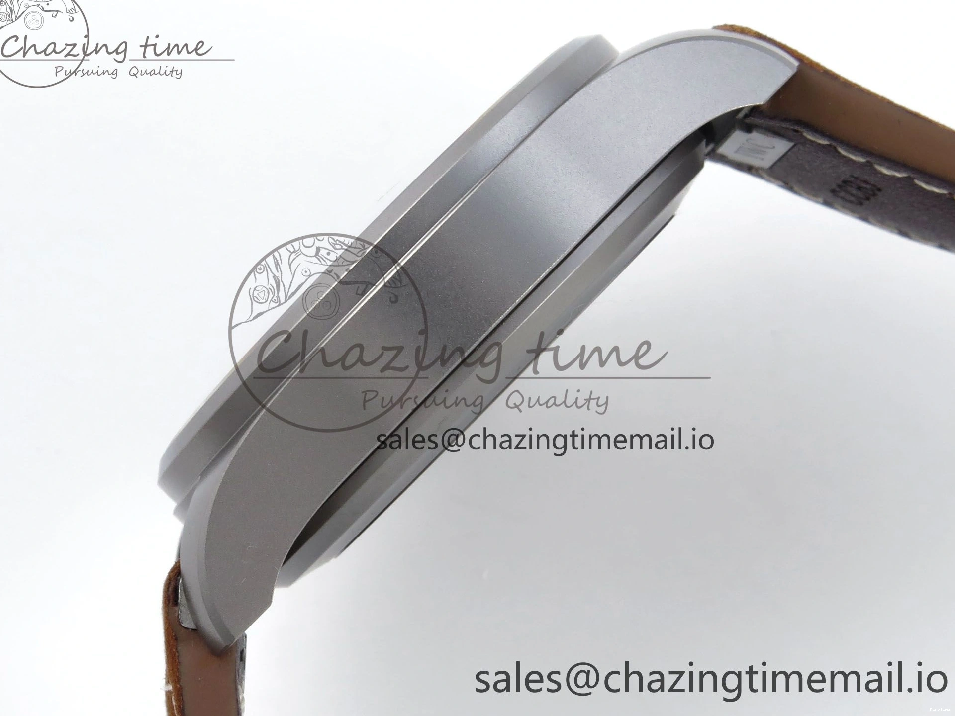 MIROTIME 0415 Big Pilot IW329701 M+F 1:1 Best Edition Black Dial on Brown Leather Strap MY RelaxedFit 7005